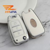 【cw】 TPU Car Flip Key Case Cover Holder Shell Fob For Hyundai Elantra Solaris Tucson i30 i35 i40 KONA Genesis Santa Fe Azera Keychain ！