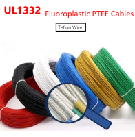 สายเคเบิล PTFE แบบพลาสติกฟลูออโรฉนวนลวดเทฟลอนสายไฟฟ้าสูง28AWG UL1332-10/20เมตร