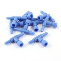 CNIM Hot 10 Pieces Plastic Aquarium Fish Tank 2 Way Air Pump Control Valves  Blue Plumbing Valves