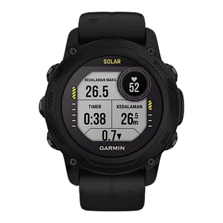 Jam Tangan Garmin Descent G1 0100260462 Solar Digital Dial Black Rubber Strap Lazada Indonesia