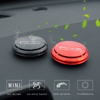 Car Air Freshener Diffuser Refillable Solid Perfume For Fiat 500 500X 500L Metal Auto Style Emblem Aromatherapy Accessories