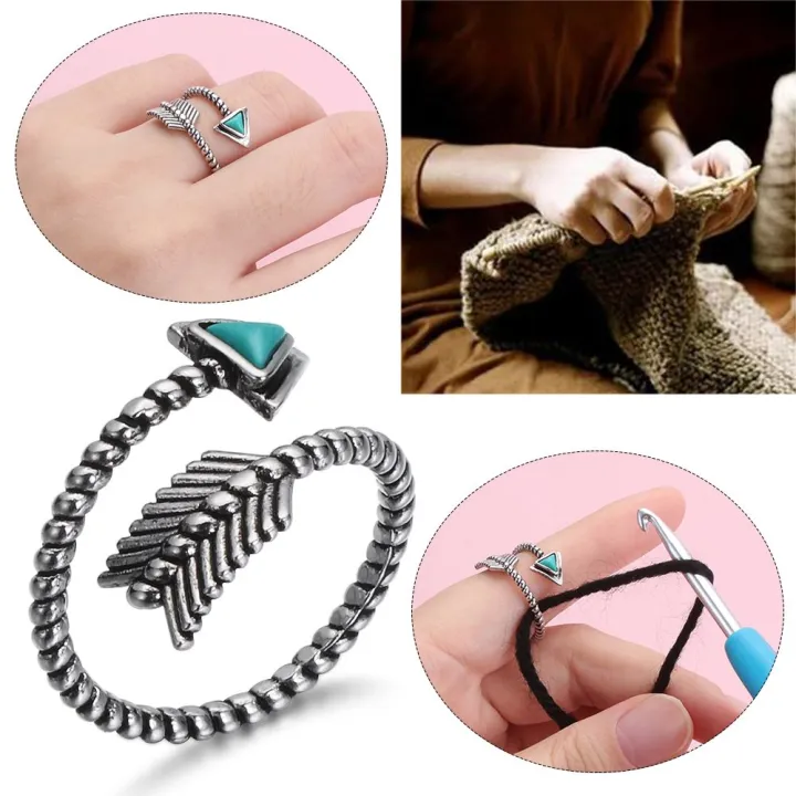 how to use a crochet ring