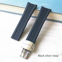 Top quality 25*18mm Rubber Silicone watch strap for Patek PP 5711 / 5712G Nautilus wristband men women bracelet Folding Buckleby Hs2023