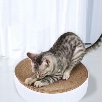 แผ่นพลาสติกลูกฟูกสำหรับกัดทนทานต่อการกัดขนาดใหญ่ HTRF แผ่นกระดาษแข็งสำหรับแมวข่วนเล่นกรงเล็บบดสำหรับเฟอร์นิเจอร์ที่ลับเล็บแมวแมว