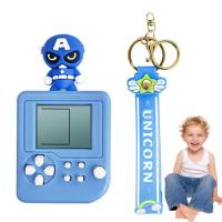 Mini Game Players Mini Gaming Console Games Handheld Game Players Mini Soft Light Color Gaming Console Games Fun Birthday Keychain Gift incredible