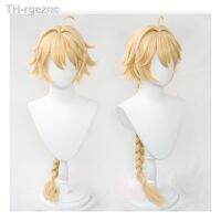 ☞ Genshin Aether Wig Braided Resistant Hair Role Wigs Cap