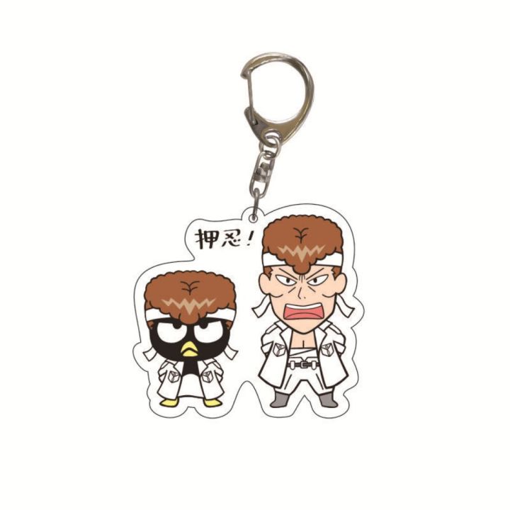 new-anime-yuyu-hakusho-keychain-acrylic-figure-kuwabara-kazuma-urameshi-yuusuke-hiei-keyring-key-holder-jewelry-key-holder-key-chains