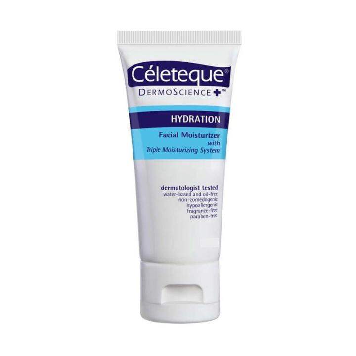 Celeteque Facial Moisturizer w/ Triple Moisturizing System Hydration