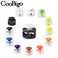 【DT】hot！ 10pcs Cord Lock Stopper Clasp Transparent Toggle Clip Hole Sportswear Shoelace Hat Elastic Rope Accessories