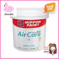 สีน้ำทาภายใน NIPPON PAINT AIR CARE BASE A กึ่งเงา 2.5 แกลลอนINTERIOR WATER-BASED PAINT NIPPON PAINT AIR CARE BASE A SEMI-GLOSS 2.5GAL **จัดส่งด่วนทั่วประเทศ**