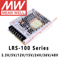 Mean Well LRS-100-3.3V 5V 12V 15V 24V 36V 48V Switching Power Supply Meanwell Acdc 100W เอาต์พุตเดี่ยว