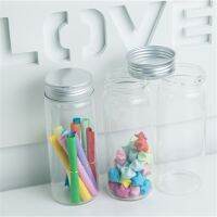 150ml Limpid Glass Jar with Silver Aluminum Lid 6Pcs Gifts Crafts Cosmetic Vials Creative Refillable Sub Bottles