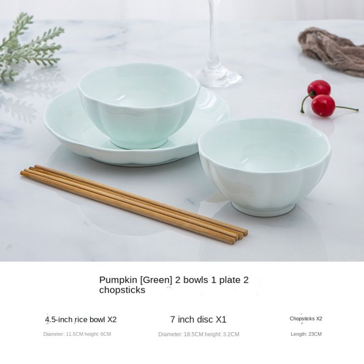 bowl-and-dish-set-household-tableware-creative-individual-porcelain-bowl-and-plate-couple-set-bowls-and-chopsticks-combinationth