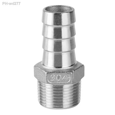 1/8 quot; 1/4 quot; 3/8 quot; 1/2 quot; 3/4 quot; 1 quot; BSPT Male 6 8 10 12 13 15 16 19 20 25 32mm Hose Barb Connector 304 Stainless Steel Hosetail Coupler