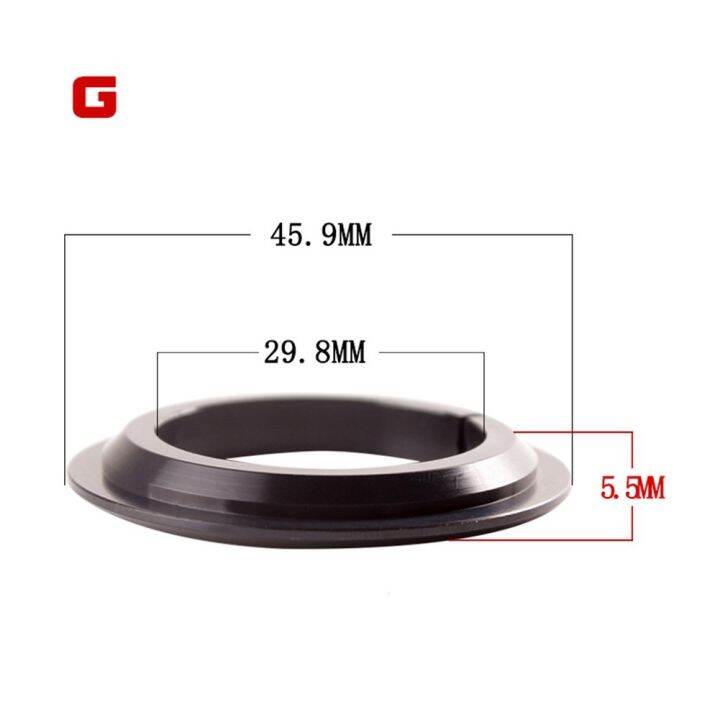 Bicycle Tapered Fork Headset Base Ring Road Mountain Cycling Headtube