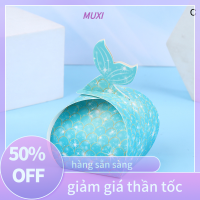 ?【HOT SALE】MUXI 25ชิ้นหางนางเงือกสำหรับงานเลี้ยงวันเกิดถุงขนมใต้ท้องทะเล