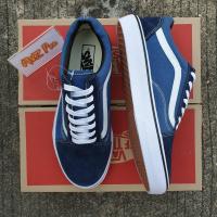 Vans Old Skool สีน้ำเงิน Navy พร้อมกล่อง ส่งฟรี! มีเก็บปลายทาง