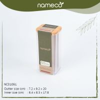 [คุณภาพดี] NAMECO รุ่น NC01061 ECO FRIENDLY กล่องเก็บอุปกรณ์พร้อมฝาไม้ พลาสติกเป็นมิตรกับสิ่งแวดล้อม 1404718