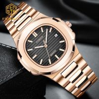 Watch imported from Japan male nautilus watches small nugget classic fashion handsome male non mechanical watch waterproof calendar --nb230710▦✶卐