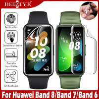 ฟิล์มกันรอย For Huawei Band 8 7 ฟิล์มกันรอย For Huawei Band 6 ฟิล์มกันรอยนาฬิกา ฟิล์ม TPU ฟิล์มกันรอยหน้าจอทรงโค้ง for ฟิล์ม For huawei band 6 ฟิล์ม Smartwatch