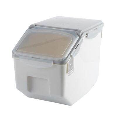 10Kg Rice Storage Box Pet Food Container Insect-Proof Moisture-Proof Storage Rice Container