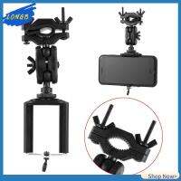 LONGB ใหม่ สากล Mounts คลิปกระจกมองหลัง รองรับยืดได้ แท่นยึดอัตโนมัติ ที่วางโทรศัพท์ในรถยนต์