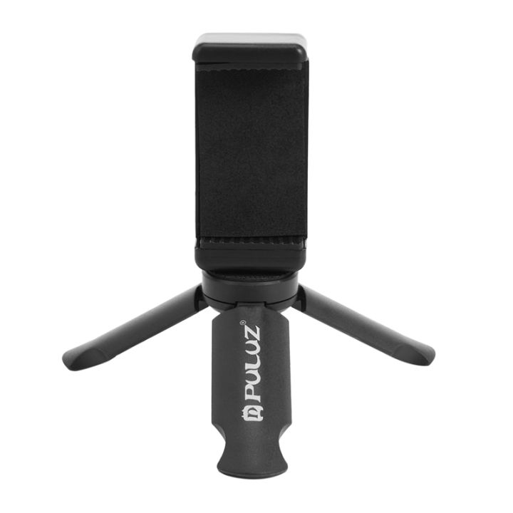 puluz-mini-portable-folding-plastic-stand-tripod-tripode-amp-universal-phone-clamp-bracket-smartphones-holder-clip-for-xiaomi-huawei
