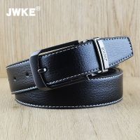 Man pin buckle belt leather young male fashion business casual joker han edition youth jeans belt
