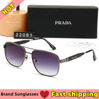 PRADAˉ แว่นตากันแดดสําหรับผู้หญิงและผู้ชาย Anti-UV Polarized ใหม่เดิมแว่นตากันแดดผู้หญิงแว่นตากันแดดผู้หญิงพร้อมกล่องแบรนด์