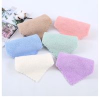 Coral fleece square towel 30*30cm household small towel soft absorbent cleaning cloth dish washing children saliva towel