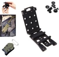 Kydex Waist Clip Tool K sheath Back Clamp Belt Camp Hike Fish bushcraft Flashlight spike Outdoor Knife Hunt scabbard Kit Attach