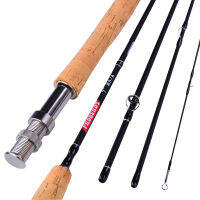 Goture 2.1เมตร7FT Fly Fishing Rod 4ส่วนคาร์บอนไฟเบอร์สูงตกปลาบินแท่ง #34 #56 #78สำหรับปลาเทราท์เบสปลาแซลมอน