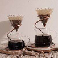 Hand Brewed Coffee Filter Set Household Coffee Pour Over Coffee Kettle Pot Dripper Stand Cup Coffee Brewer Holder