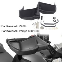 ตัวป้องกันมือแฮนด์การ์ดมอเตอร์ไซค์สีดำสำหรับ Kawasaki Z900 2020 Versys 650 Versys 1000 2019 2018 2017 2016แฮนด์การ์ด2015