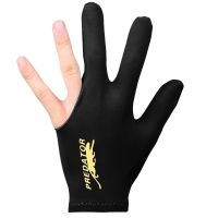 1PC Professional Snooker Billiard Glove Embroidery Left Hand Three Finger Table Ball Smooth Lycra Fabrics Sport Accessories