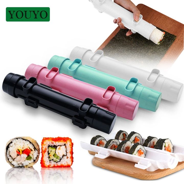 Sushi Maker Mold Cylindrical Diy Sushi Making Kit Machine Kitchen