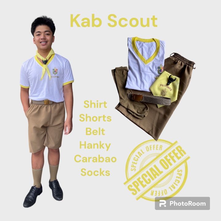 Scouting Uniform BSP Kab Scout Set ( 6 In 1 ) | Lazada PH