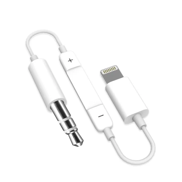 Lightning to 3.5mm AUX LIGHTNING Cable AUDIO IPHONE adapter WITH