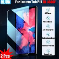 ฟิล์มกระจกเทมเปอร์แท็บเล็ตสำหรับแท็บ Lenovo เมมเบรนป้องกันรอยขีดข่วนระเบิด2021 P11ป้องกันลายนิ้วมือ TB-J606F 2ชิ้น