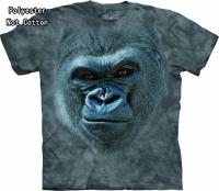 SMILING GORILLA 5XL Unisex  Gorillas T-Shirt Blue Adult Mens Womens Short Sleeve T-Shirt