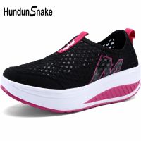 Hundunsnake Summer Sneakers Woman Sports Shoes Sport Womens Running Shoes Tennis Woman Platform Scarpe Donna Black Walk A-057