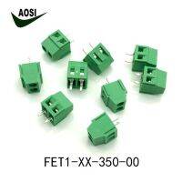 10ชิ้น Pcb สกรูบล็อกเทอร์มินัล Conenctor 3.5 P/ 3P มุมตรง Ek350สีเขียวสีฟ้า