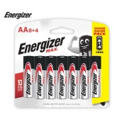 Pin AA Energizer Max E91 BP8+4 - Vỉ 8 Tặng 4