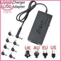 FGFR ที่ชาร์จชุดสัญญาณไฟ LED โน้ตบุ๊คปรับไฟสำรองแล็ปท็อปได้อะแดปเตอร์ DC 12V-24V แบบสากล