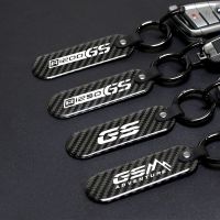 Motorcycle Key Chain Anti-lost Buckle Holder Key Ring Carbon Fiber Texture For BMW R1200GS LC ADV R 1250GS Adventure GSA