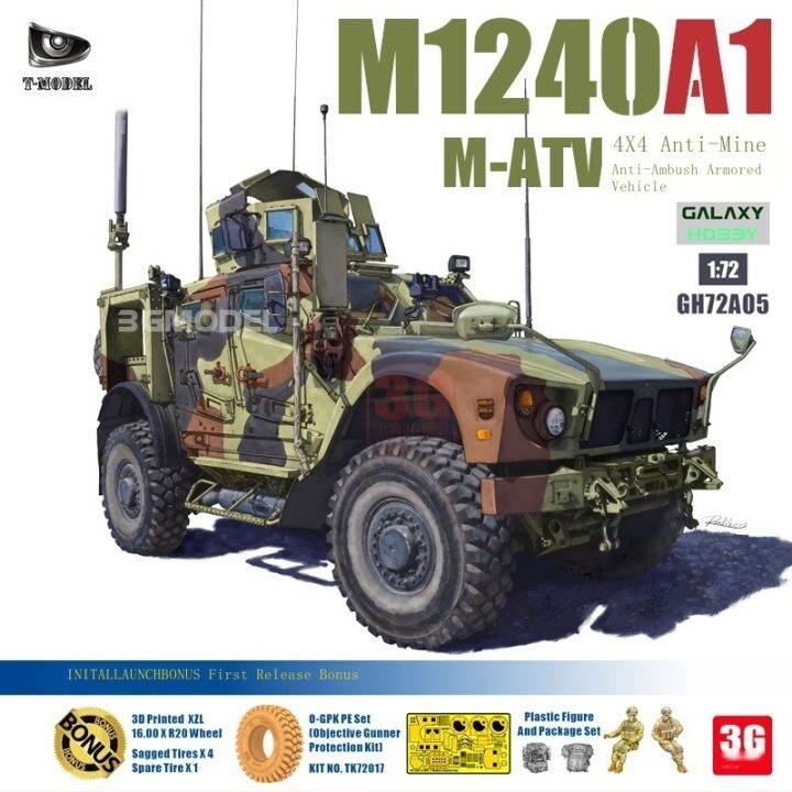 T - MODEL GH72A05 M1240A1 M - ATV mine resistant ambush protected ...