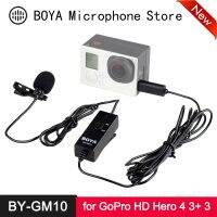 ZZOOI BOYA BY-GM10 Omni Directional Clip-on Lavalier Condenser Microphone for GoPro HD Hero 4 3+ 3 mini Action Sport Camera Video Mic