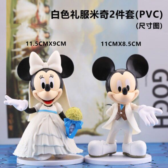 2-pcs-set-disney-action-figures-toys-mickey-minne-model-toy-wedding-doll-gift