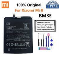 (ในสต็อก) 100 เดิม Xiao Mi ศัพท์แบตเตอรี่ BM3E สำหรับ Xiaomi Xiaomi8 Mi 8 Mi8 M8จริง3400มิลลิแอมป์ชั่วโมงที่มีคุณภาพสูง Batterie Bateria + เครื่องมือฟรี **