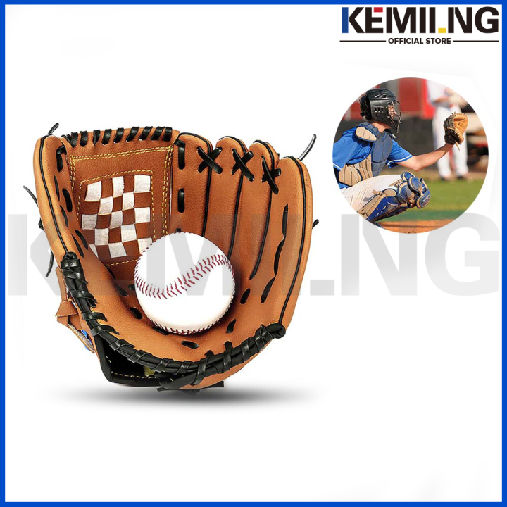 KEMILNG 12.5in Leather Pitchers Baseball Gloves Left Hand Pitcher's